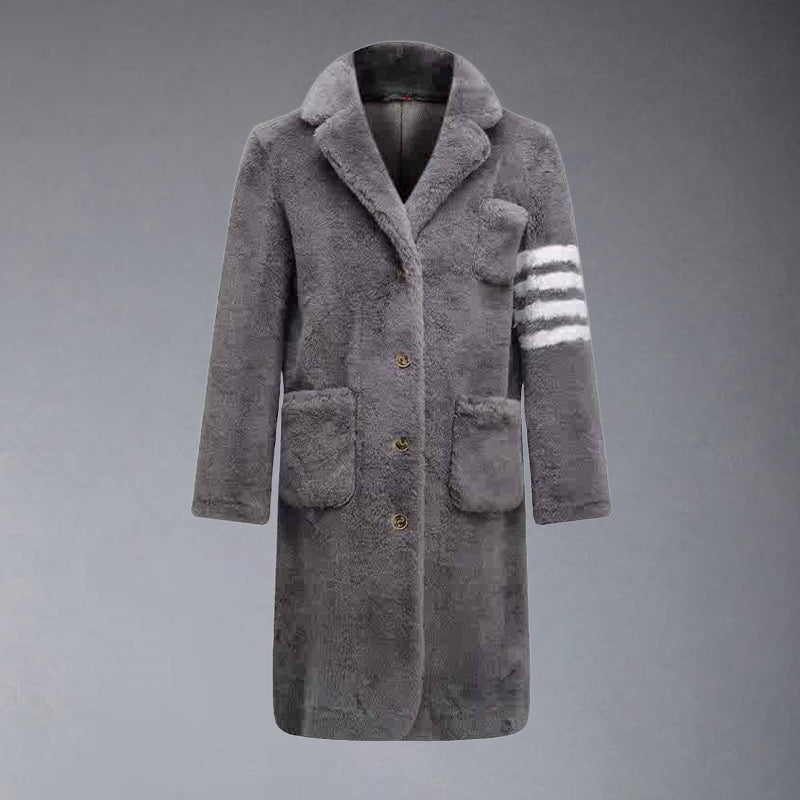 Sheep wool long coat