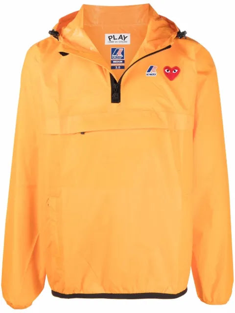 Comme Des Garçons Play x K-Way pullover hooded jacket