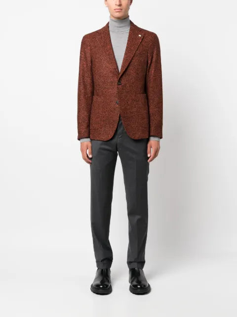 Manuel Ritz enamel-detail single-breasted blazer