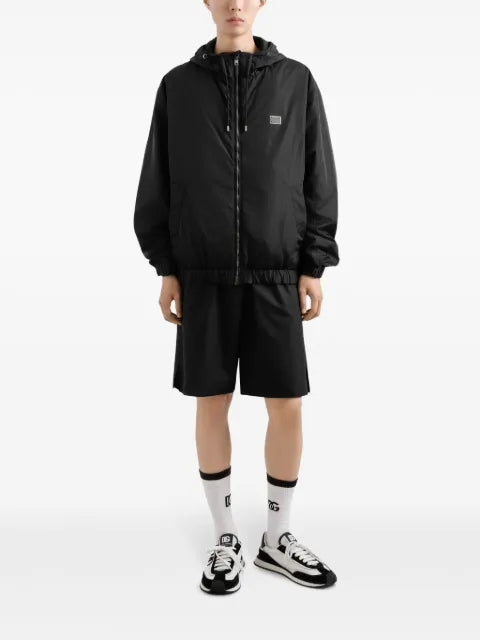 Dolce & Gabbana logo-plaque bomber jacket