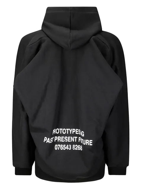PROTOTYPES number-print hoodie