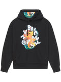 Givenchy psychedelic boxy fit hoodie in fleece