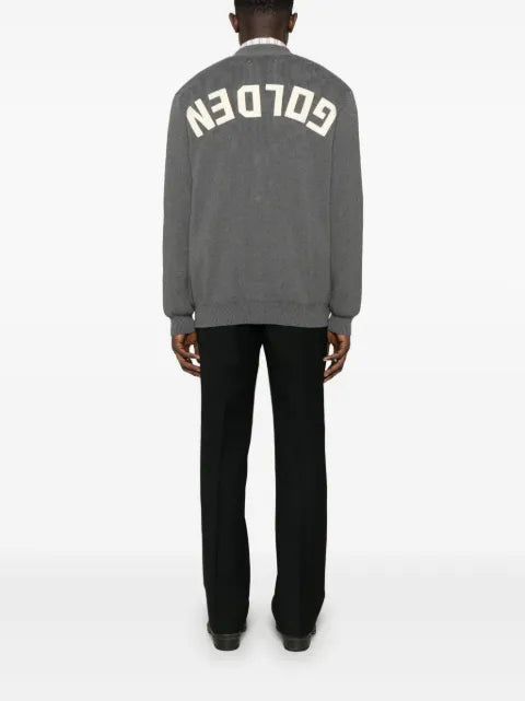 Golden Goose logo-appliqué cardigan