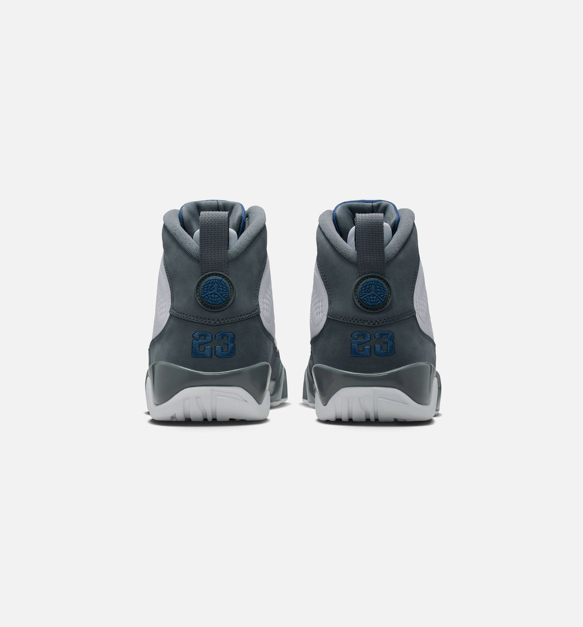 Air Jordan 9 Retro Flint Grey and French Blue Men's Lifestyle Shoe – White / French Blue / Flint Grey