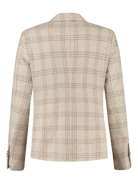 Luigi Borrelli checked single-breasted blazer