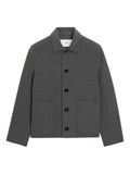 AMI Paris button-fastening shirt jacket