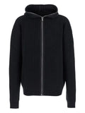 Rick Owens ribbed zip-front hoodie