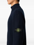 Stone Island 5100126 ribbed soft organic cotton cardigan