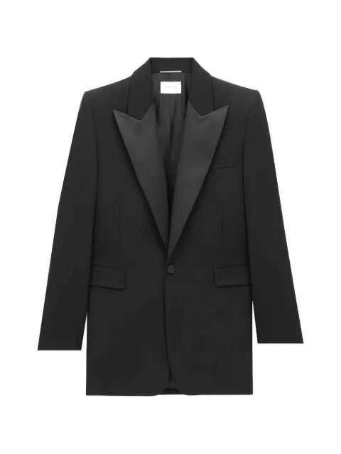 Saint Laurent shawl-lapel wool jacket