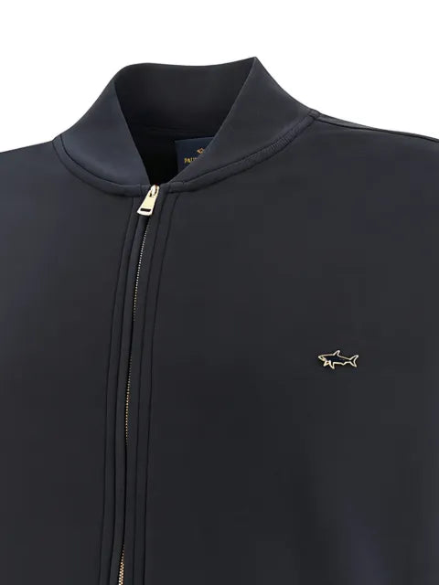 Paul & Shark zip-up fleece bomber jacket