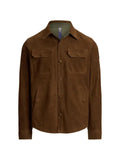 Polo Ralph Lauren reversible suede-taffeta jacket