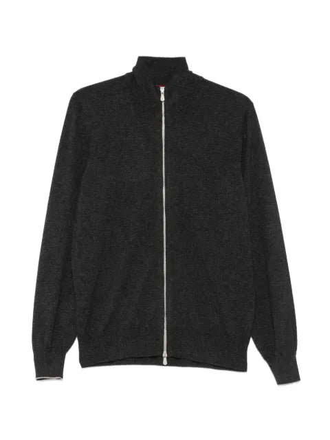 Brunello Cucinelli zip-up high-neck cardigan