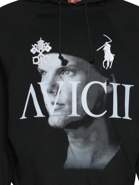 Praying Avicii-print hoodie