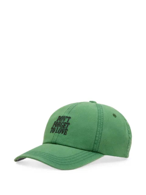 AMI Paris Don't Forget To Love cotton baseball cap
