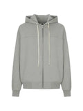 Rick Owens Tower windbreaker in DRK pearl heavy jersey