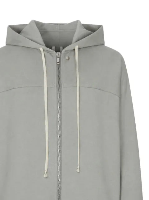 Rick Owens Tower windbreaker in DRK pearl heavy jersey