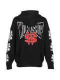 032c One Dollar Bill jacquard-knit logo-patch hoodie