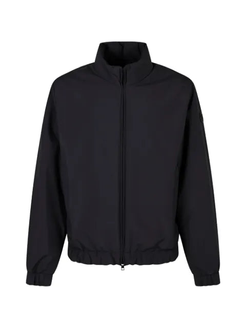 Moncler logo-patch high-neck jacket