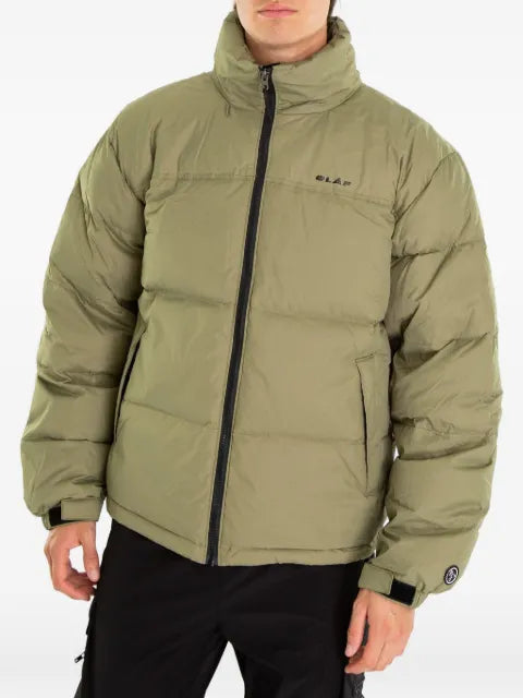 OLAF logo-print puffer jacket