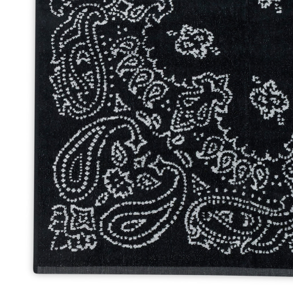 Black Bandana Towel