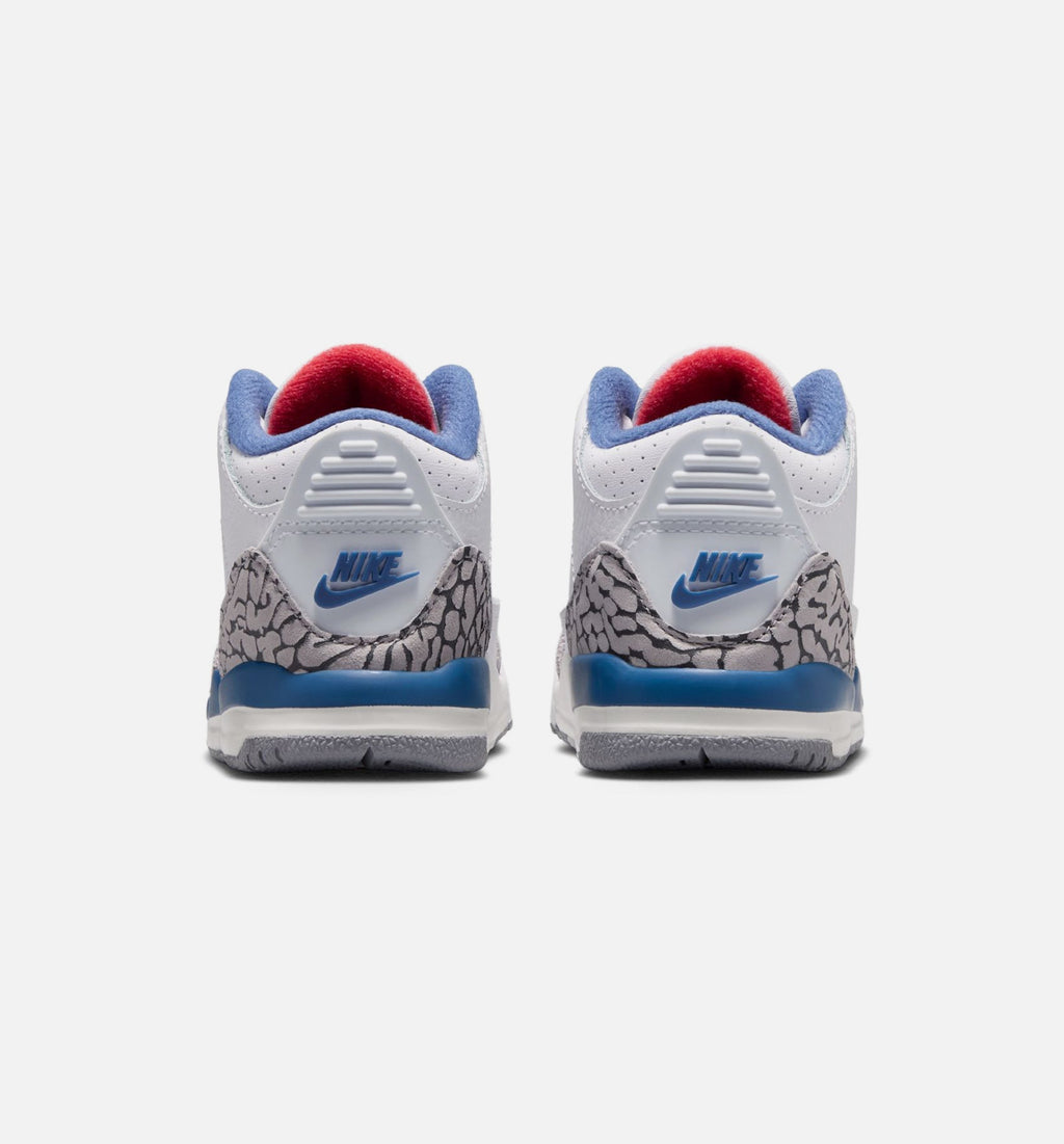 Air Jordan 3 Retro OG True Blue Infant/Toddler Sneakers