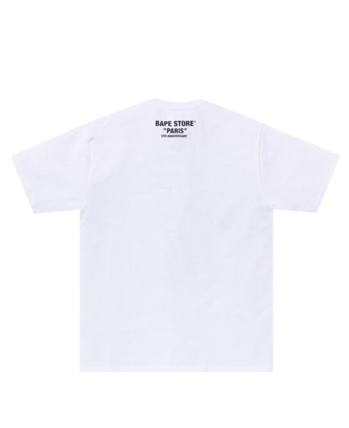 Bape By Bathing Ape 5th Anniversary Paris T-Shirt White