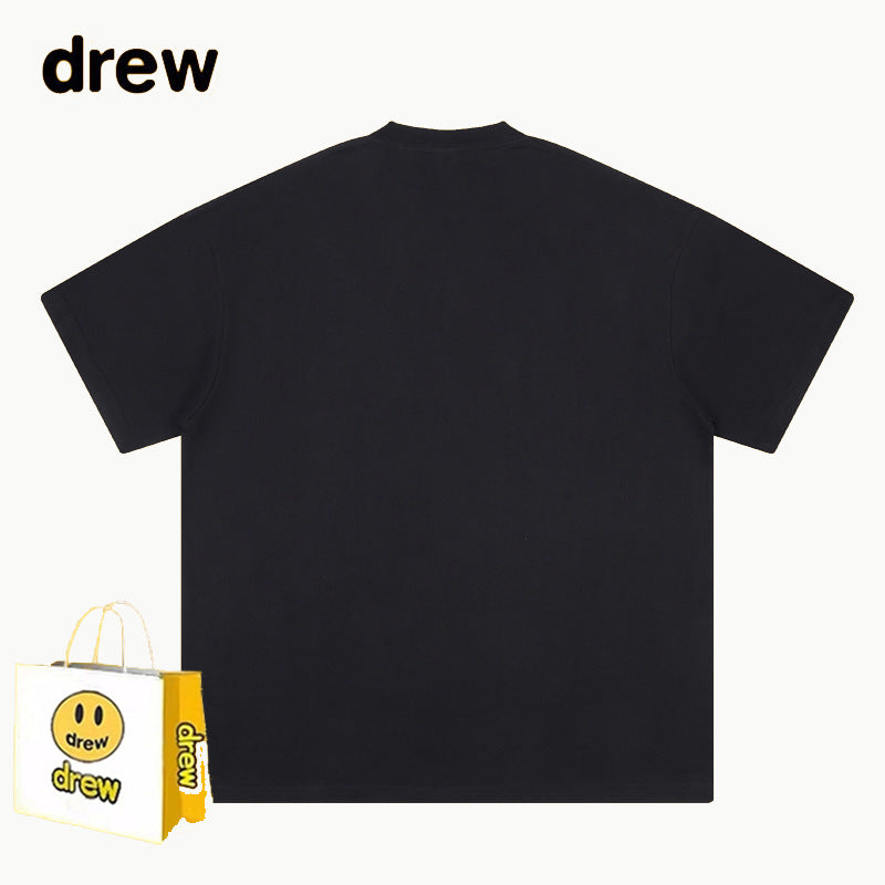 Drew T-shirts Heavy T-shirt High Street Loose Short Sleeve