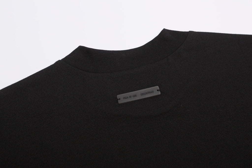 Fear of God Essentials Silver Foil Letter Crew Neck Unisex T Shirt