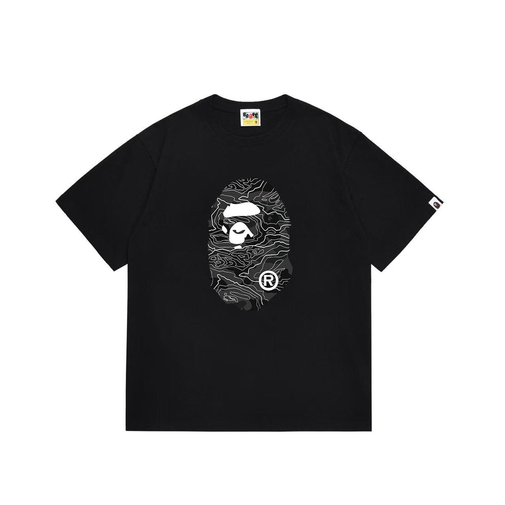BAPE Oval Front and Back Graphic Short-Sleeve T-Shirt