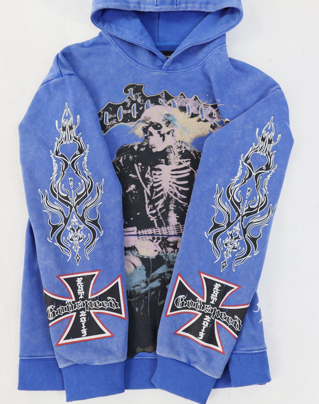 Godspeed Skeleton Guitarist Graphic Hoodie