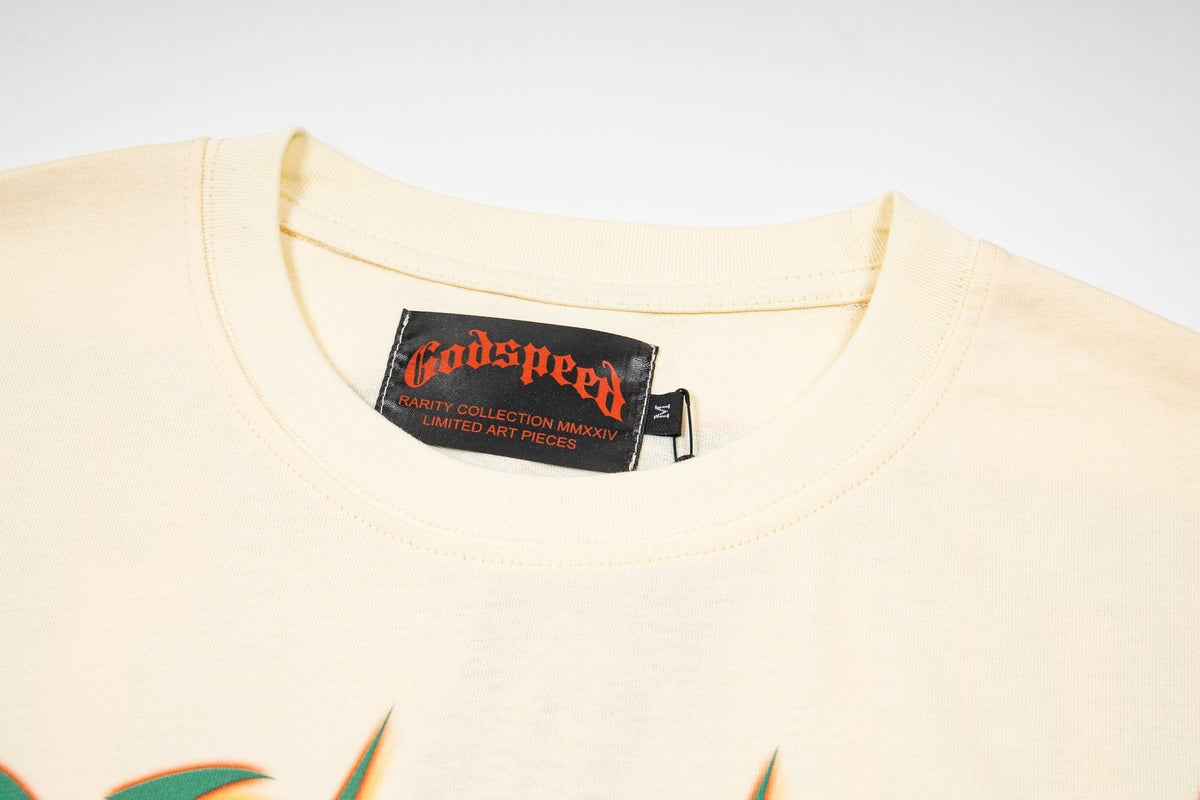 Godspeed Retro Car & Palm Tree Graphic T-Shirt