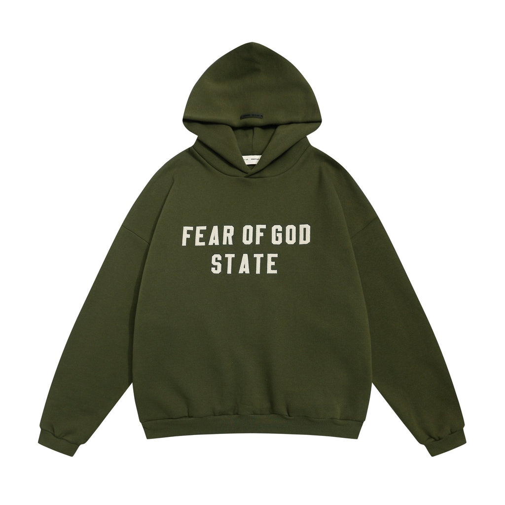 Fear of God State Embroidered Graphic Hoodie