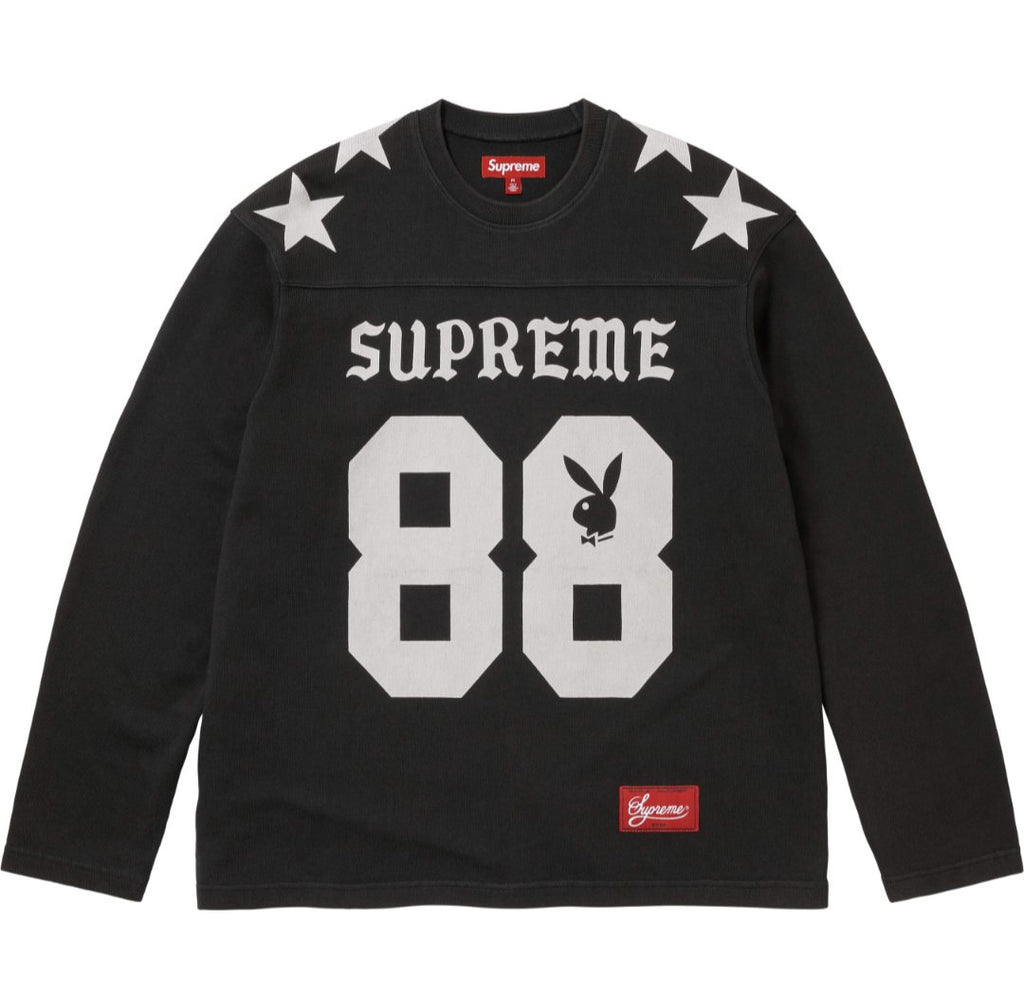Supreme 88 Star Shoulder Long-Sleeve T-Shirt