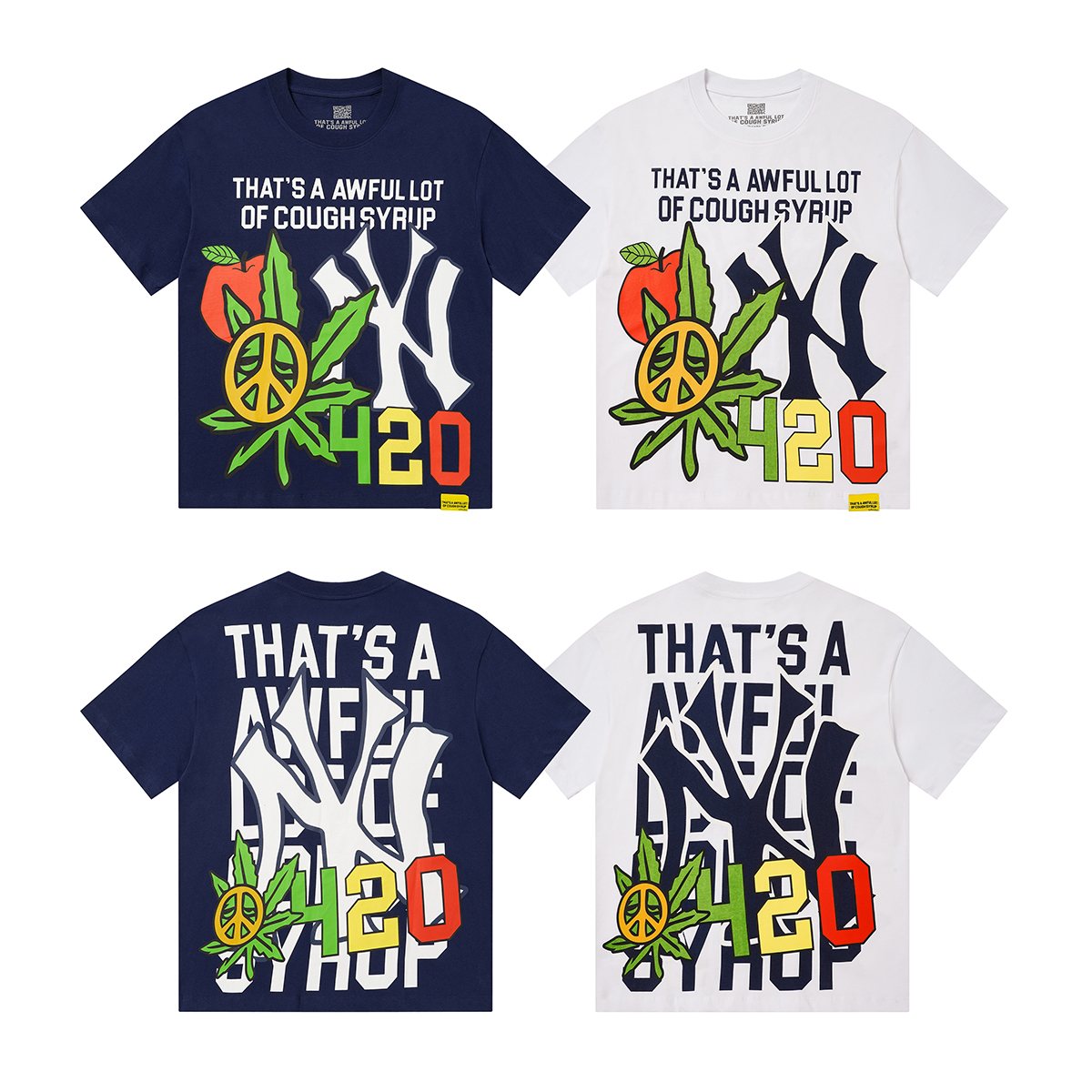 THAT'S A AWFUL LOT OF COUGH SYRUP Front & Back Graphic T-Shirt