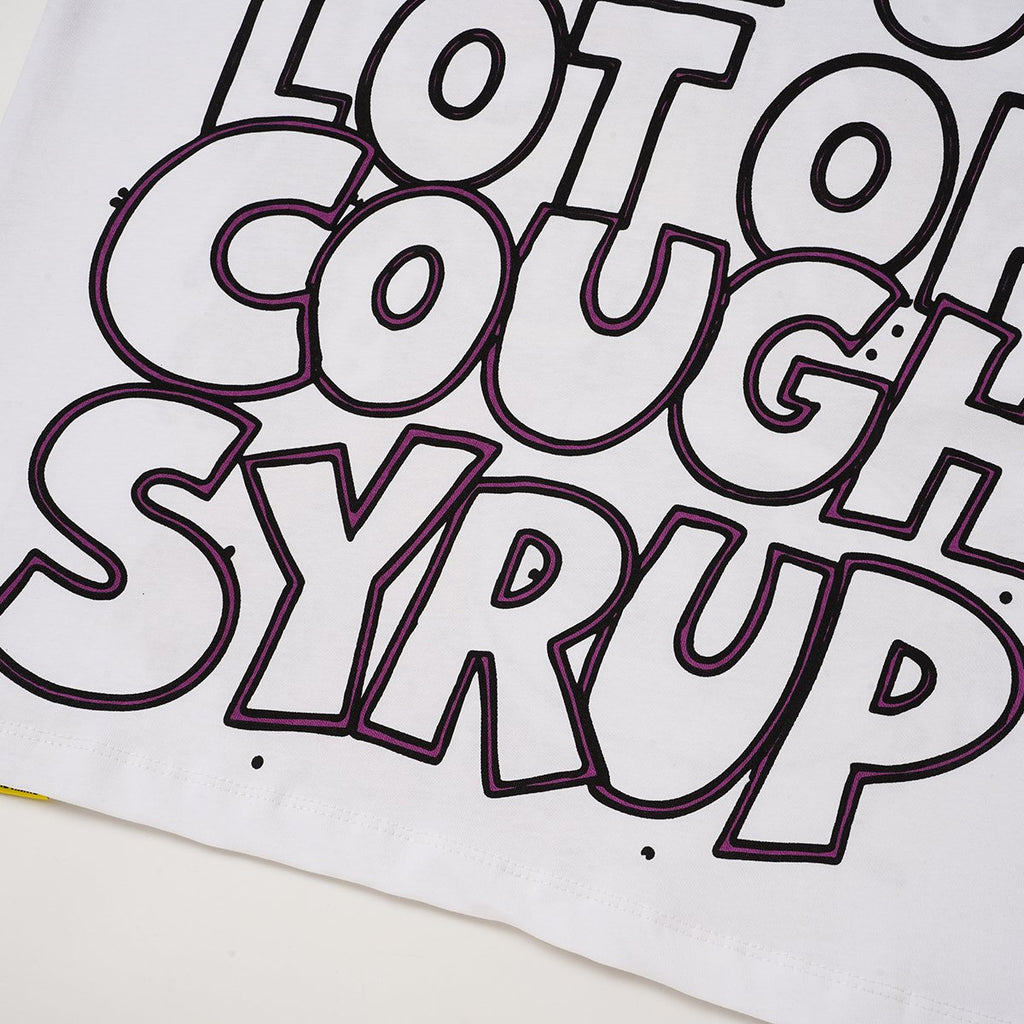 THAT'S A AWFUL LOT OF COUGH SYRUP Cartoon Ringer T-Shirt