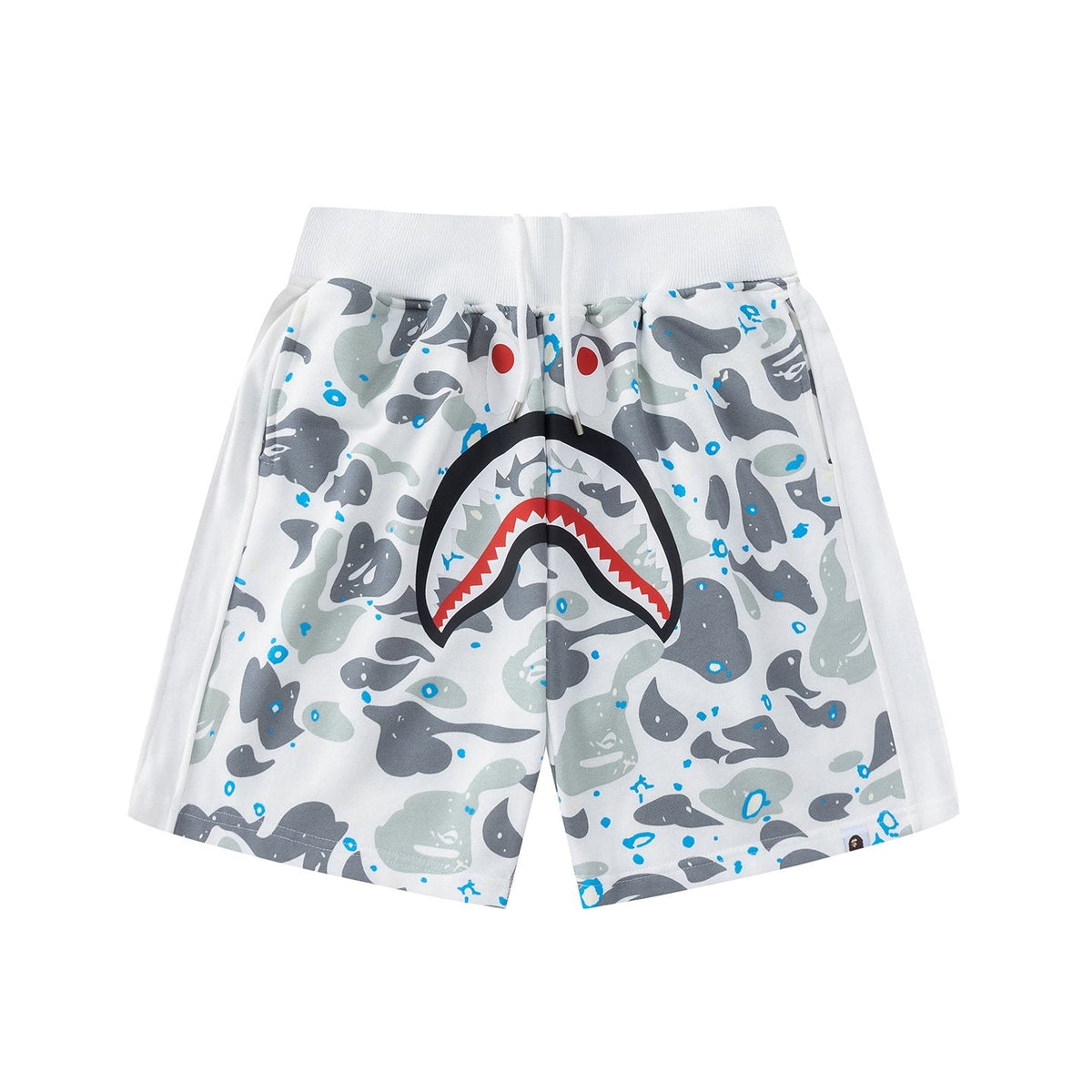 BAPE Camo Shark Graphic Shorts