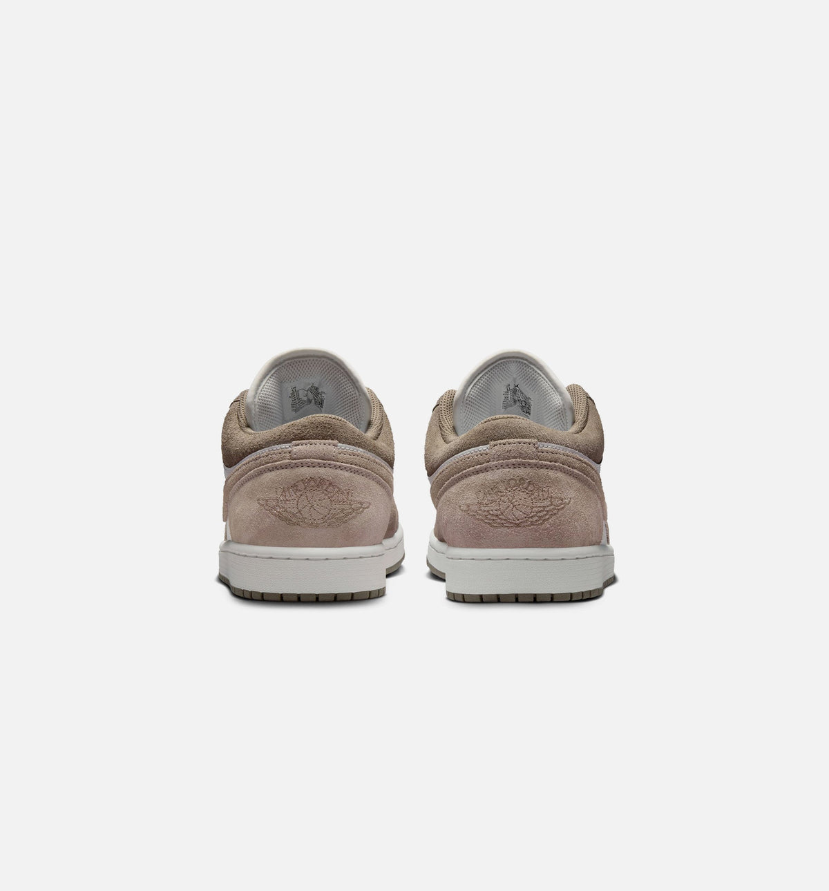 Air Jordan 1 Low Men's Lifestyle Sneakers - Olive Grey/Enigma Stone/Summit White