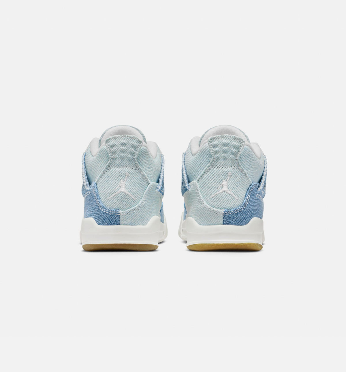 Air Jordan 4 Retro Worn Blue Preschool Lifestyle Shoe – Sail/Worn Blue/Metallic Gold