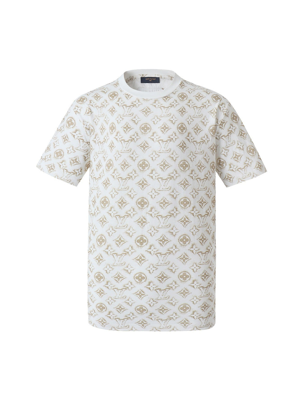 Louis Vuitton Full Print Round Neck Short Sleeves