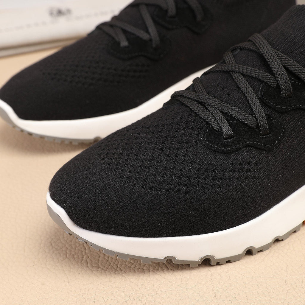 Brunello Cucinelli Black Knit Sneakers