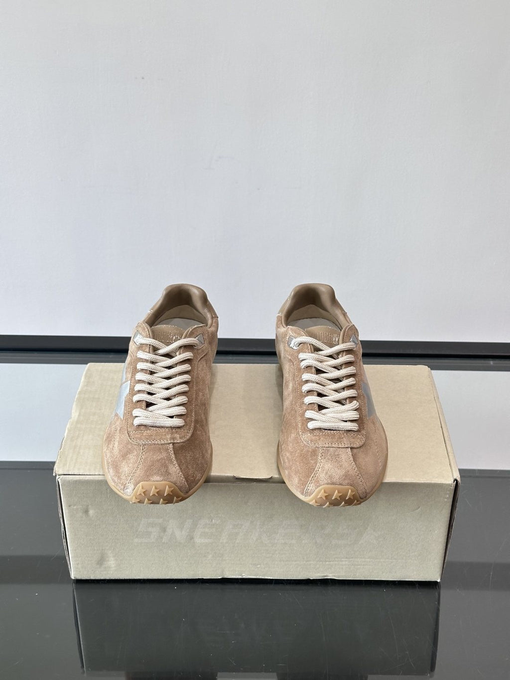 Golden Goose Brown Star Sneakers
