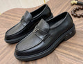 Louis Vuitton Black Metal Hardware Loafers