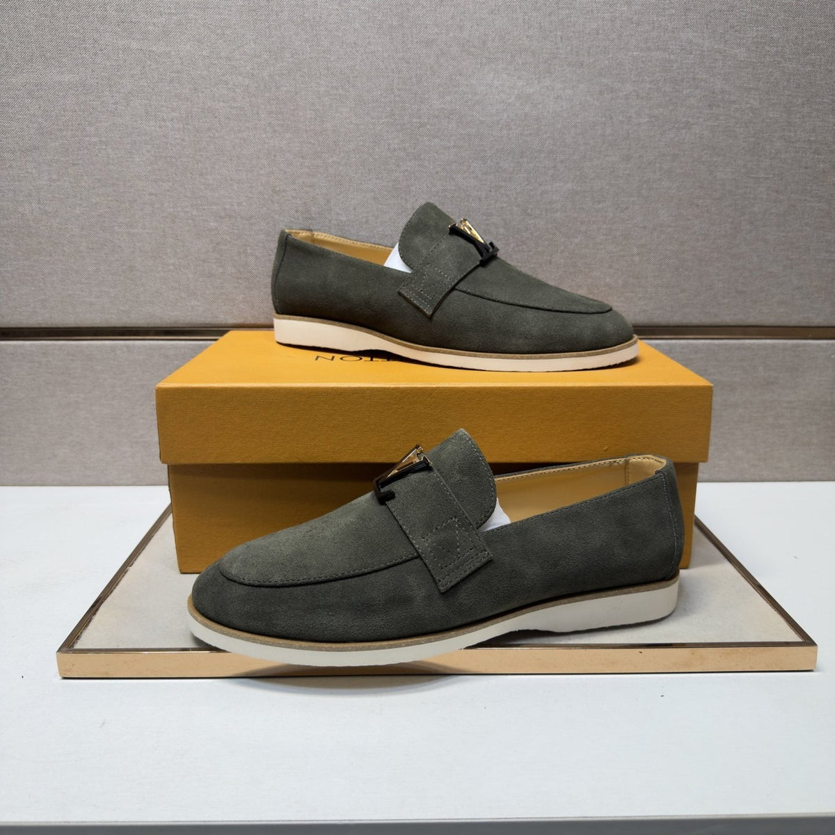 Louis Vuitton Men's V-Hardware Loafers