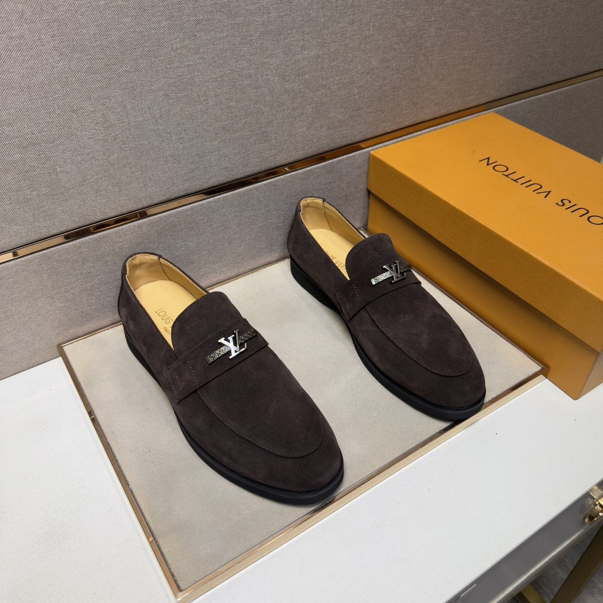 Louis Vuitton Men's V-Hardware Loafers