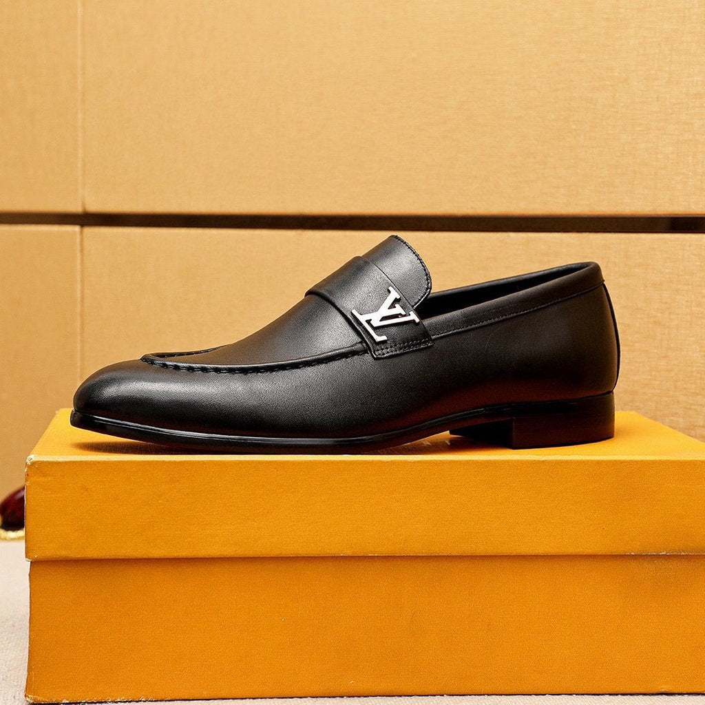 Louis Vuitton Leather Hardware Loafers