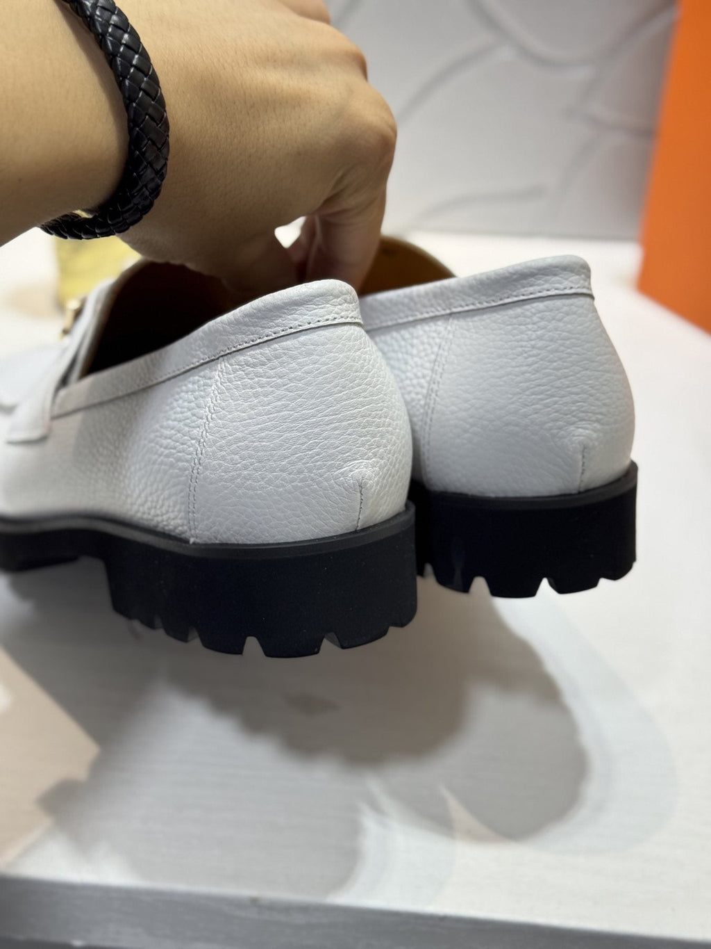 Hermès Men's H-Hardware Lug Sole Loafers